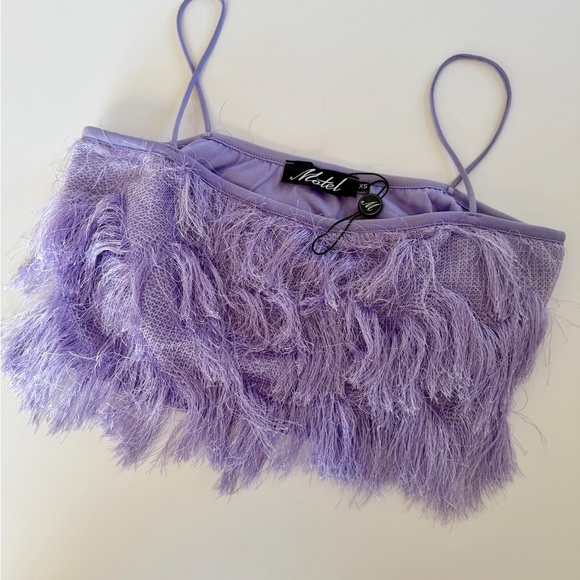 Motel Rocks Lilac Fringe Ensemble - Picture 10 of 11